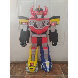 Mighty Morphin Power Rangers Megazord Imaginext Vintage Large 27" Robot Big Toy